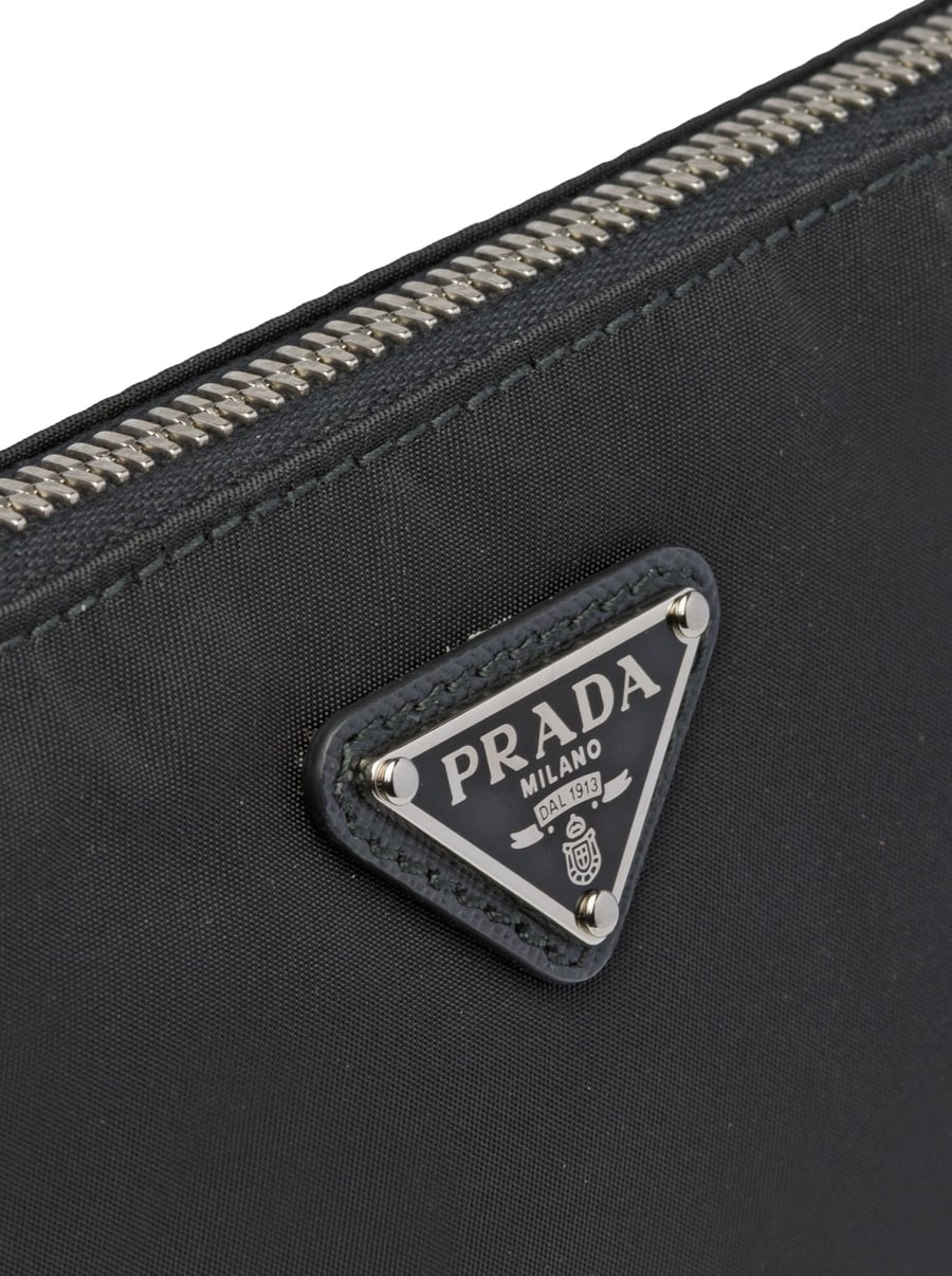 Prada RE-NYLON POUCH IN SAFFIANO, view 6