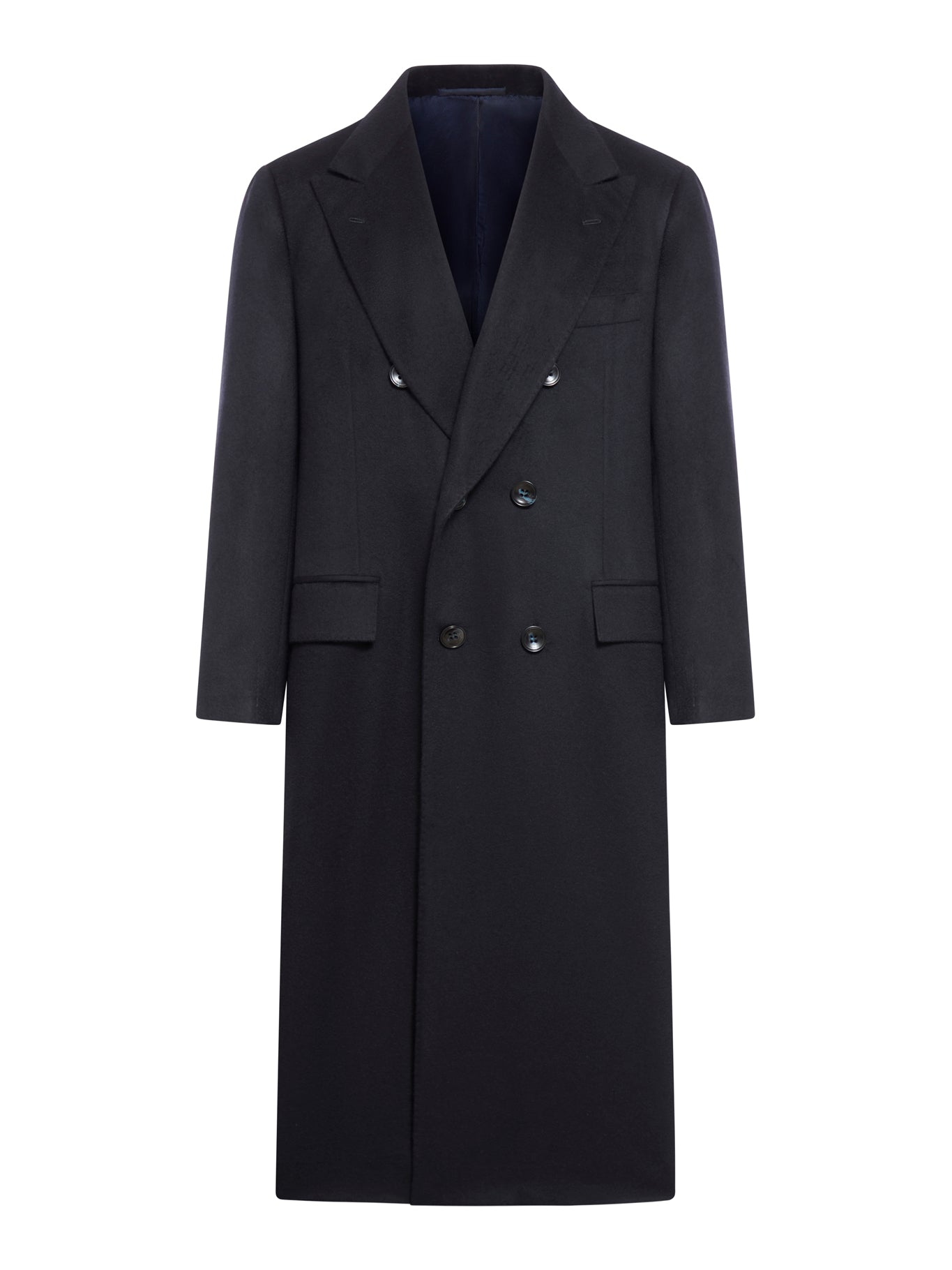 Kiton DOUBLE BREASTED CASHMERE COAT