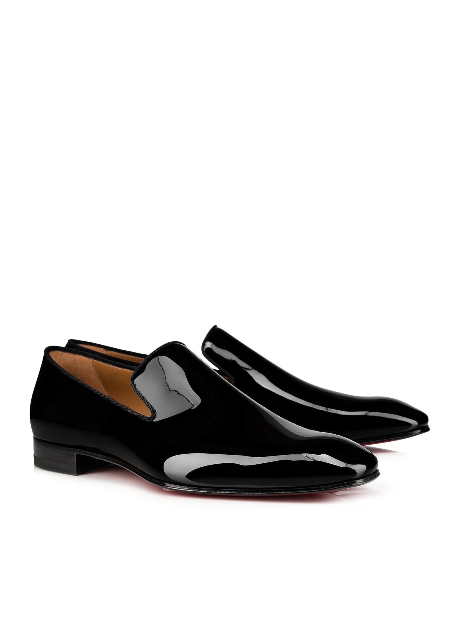 Christian Louboutin DENDELION SHINY LEATHER LOAFERS, view 2