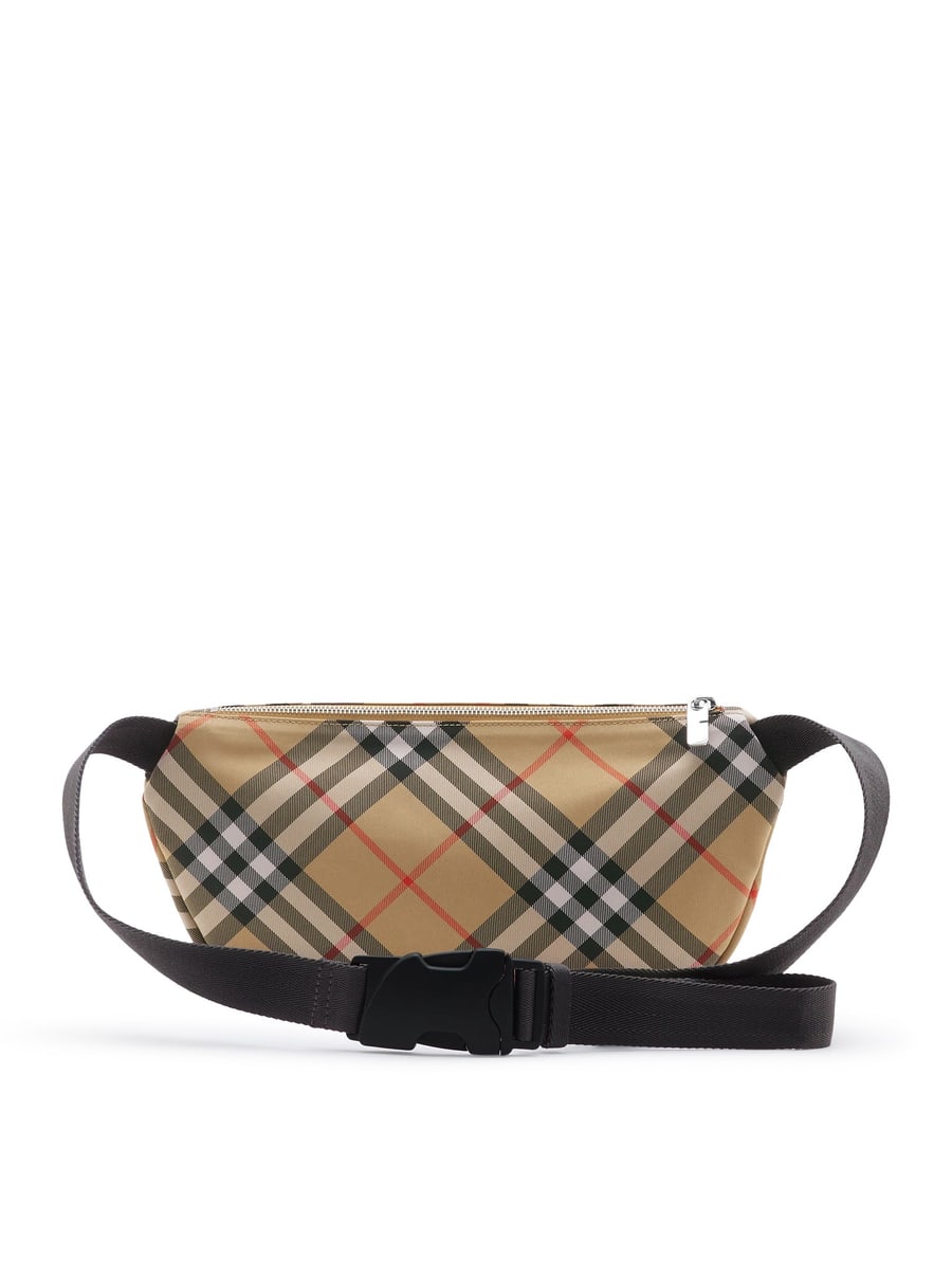 Burberry NYLON BAG WITH EKD LOGO, view 3
