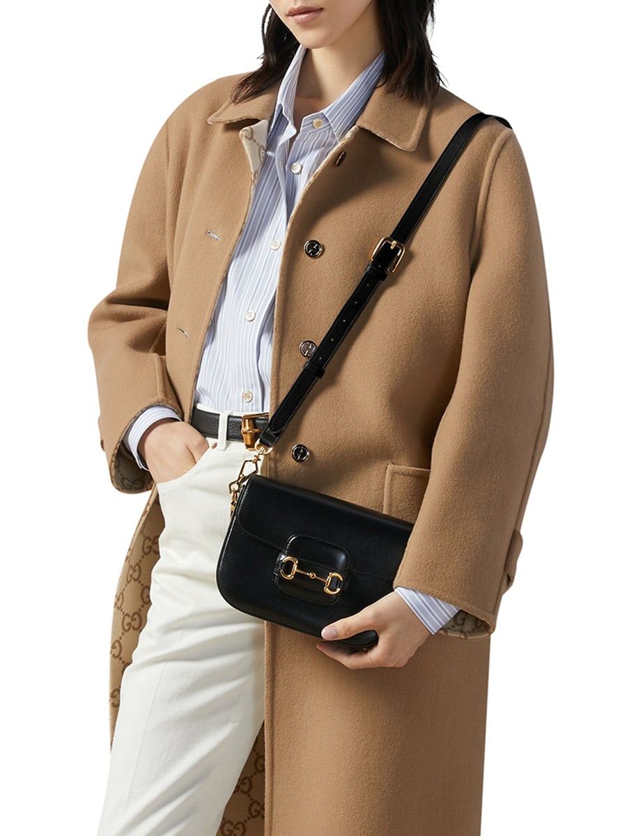 Gucci GUCCI HORSEBIT 1955 MINI SHOULDER BAG, view 3