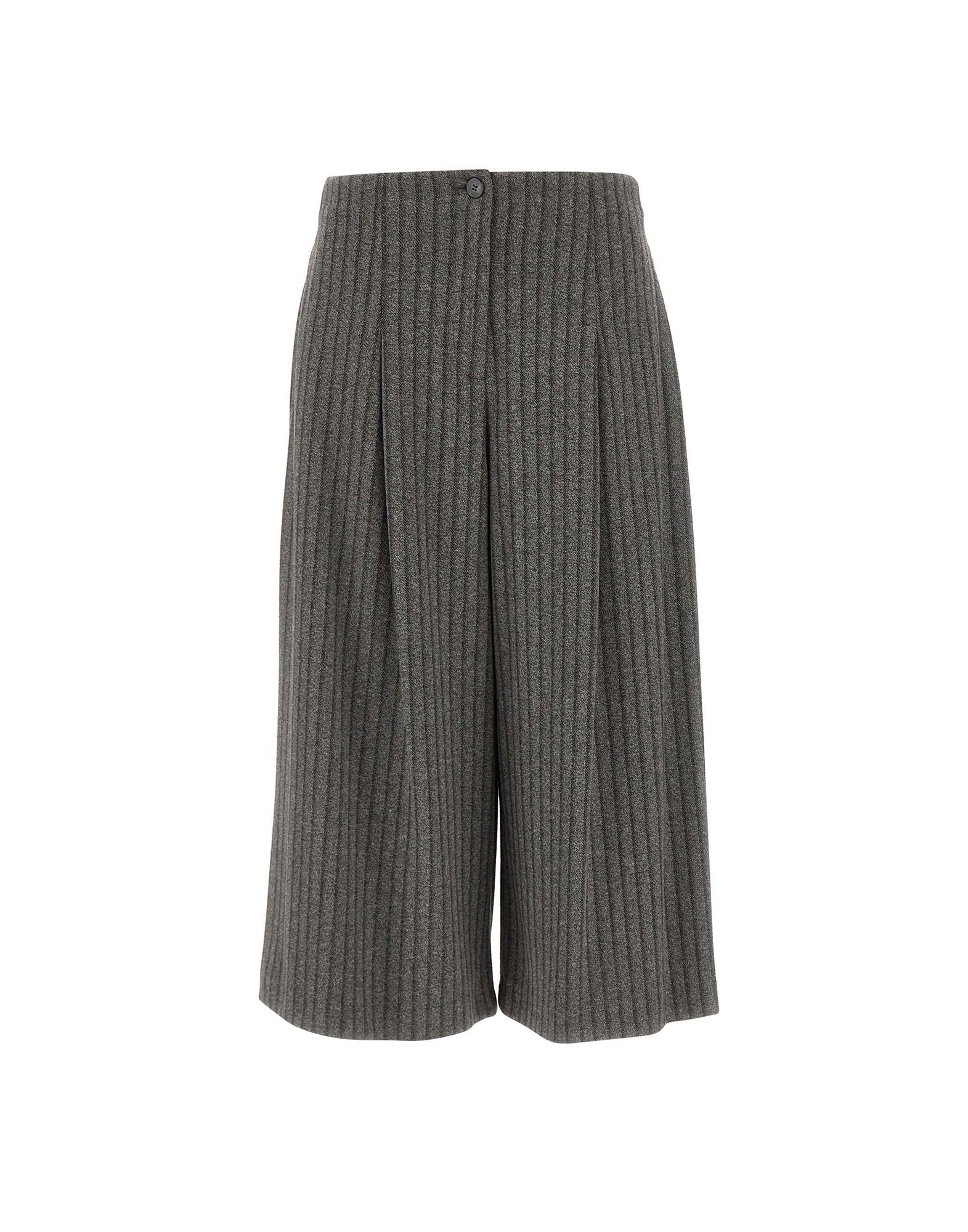 ELENA MIRO' Pantaloni cropped a righe