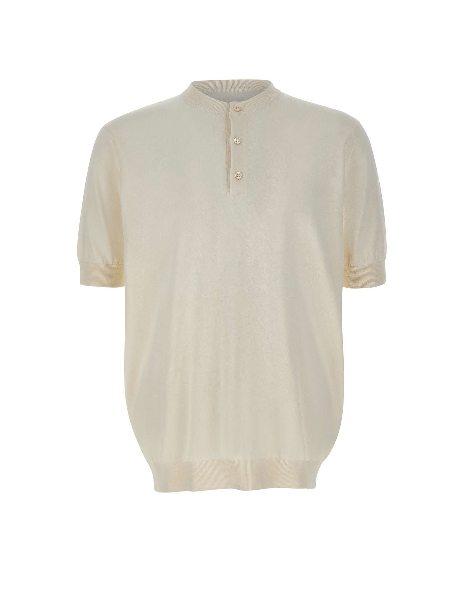 FILIPPO DE LAURENTIIS Maglia in cotone con bottoni