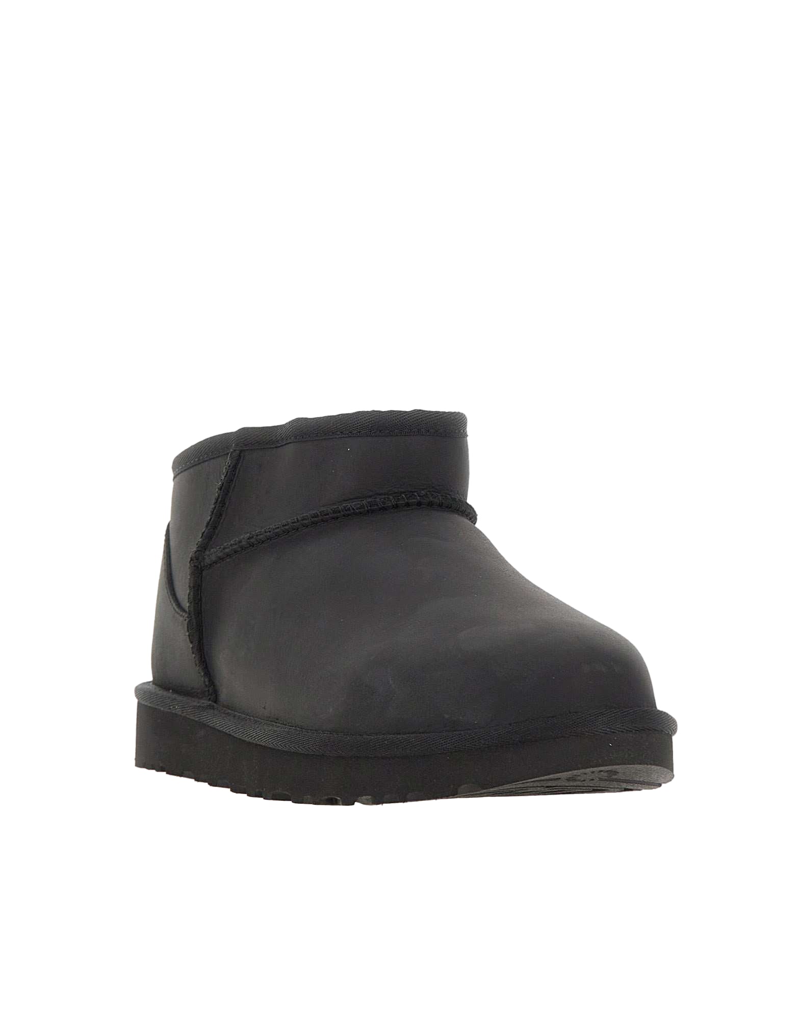 UGG Stivali "Classic Ultra Mini" in pelle, view 2