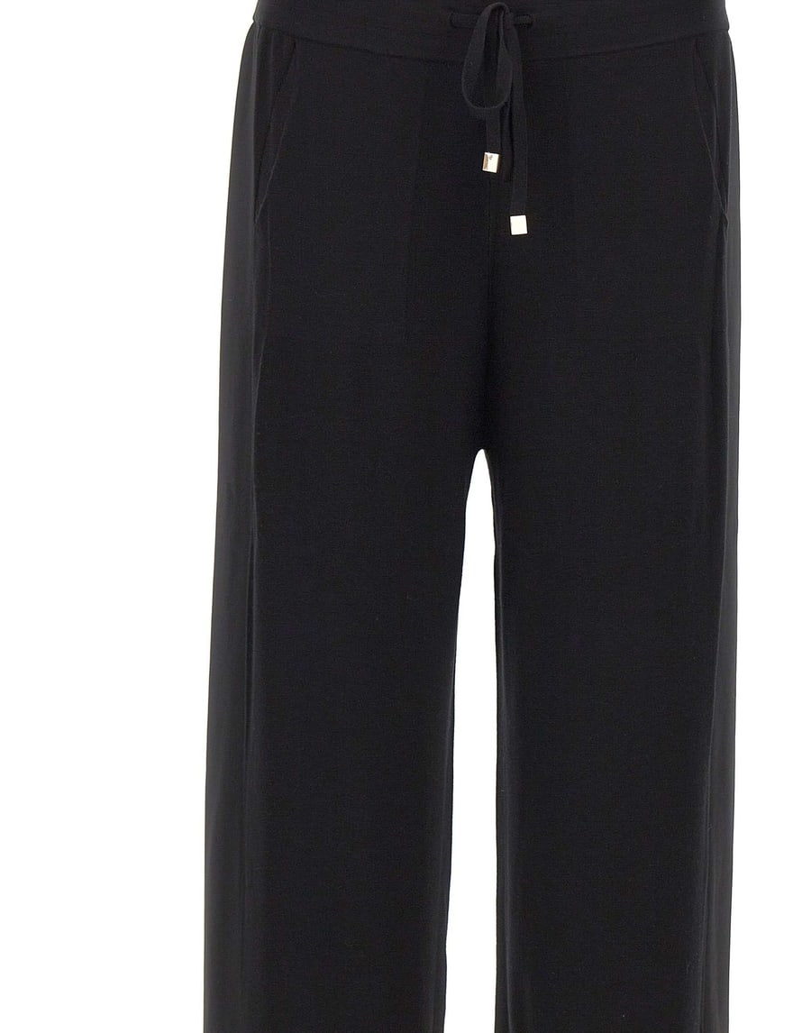 ELENA MIRO' Pantaloni a maglia di misto viscosa, view 4
