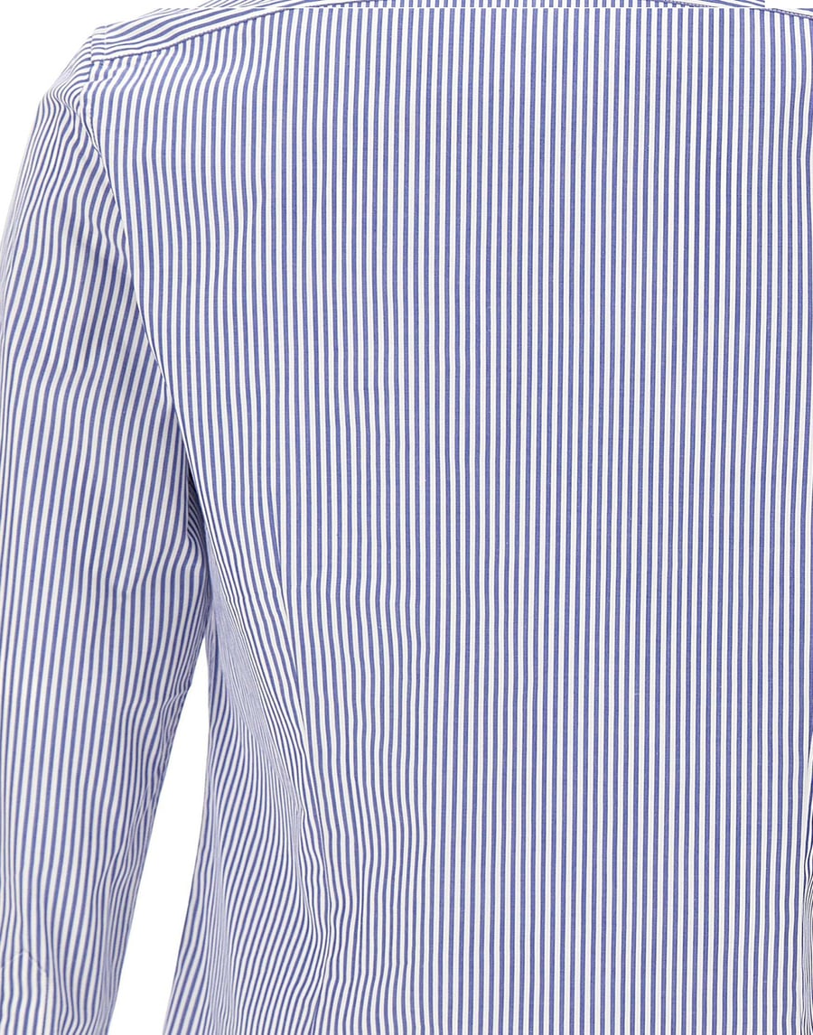 MICHAEL MICHAEL KORS Camicia in popeline di cotone a righe Bengal, view 5