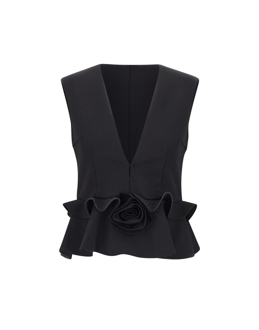 ROTATE BIRGER CHRISTENSEN Top con dettaglio floreale