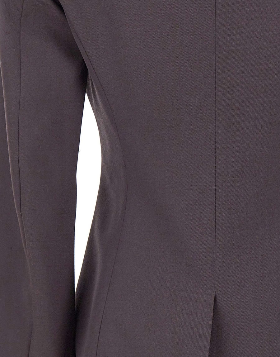 The Attico Blazer in lana con foulard, view 5