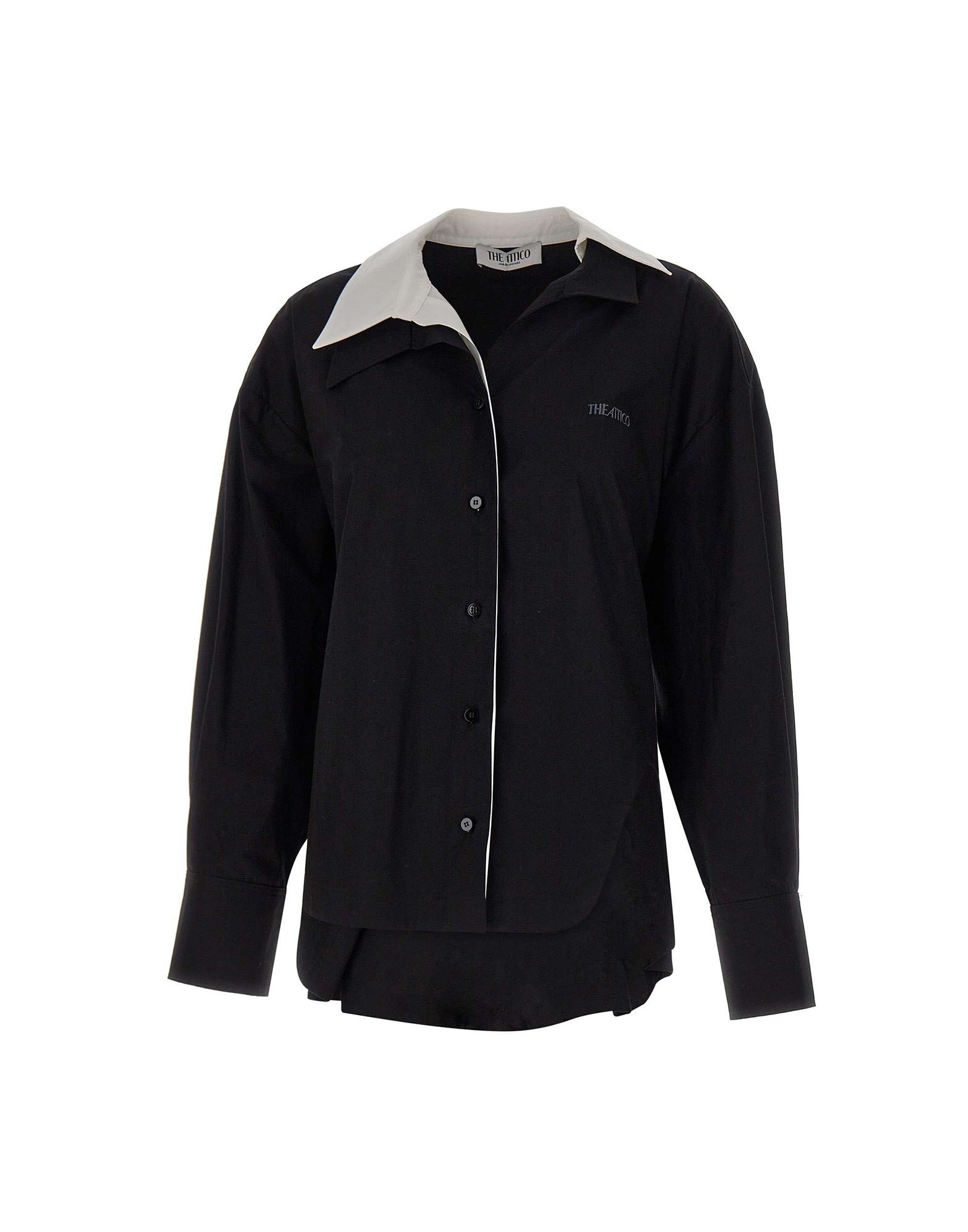 The Attico Camicia in cotone con doppio colletto