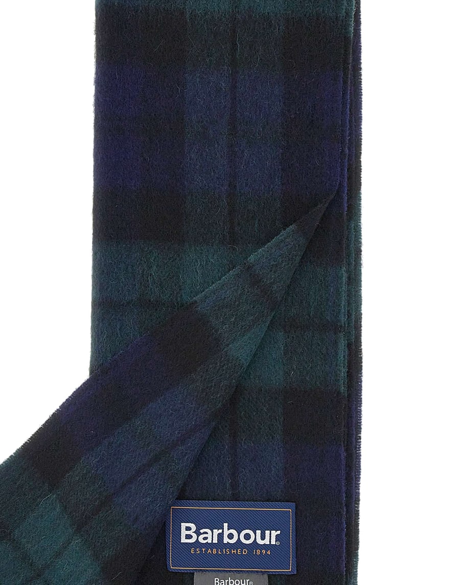 BARBOUR Sciarpa in lana e cashmere, view 2