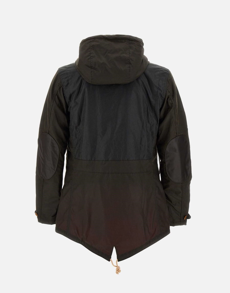 BARBOUR Parka "Game" in cotone cerato, view 5