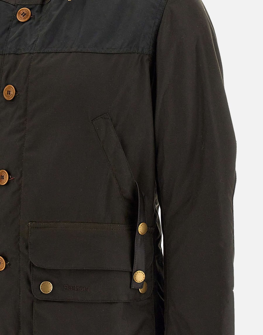 BARBOUR Parka "Game" in cotone cerato, view 6
