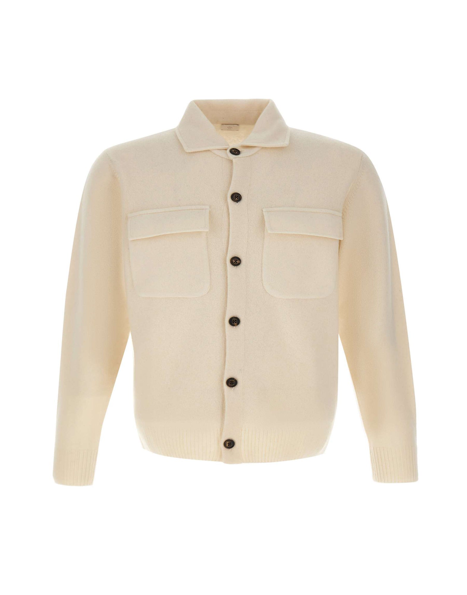 ELEVENTY Camicia in maglia di lana e cashmere