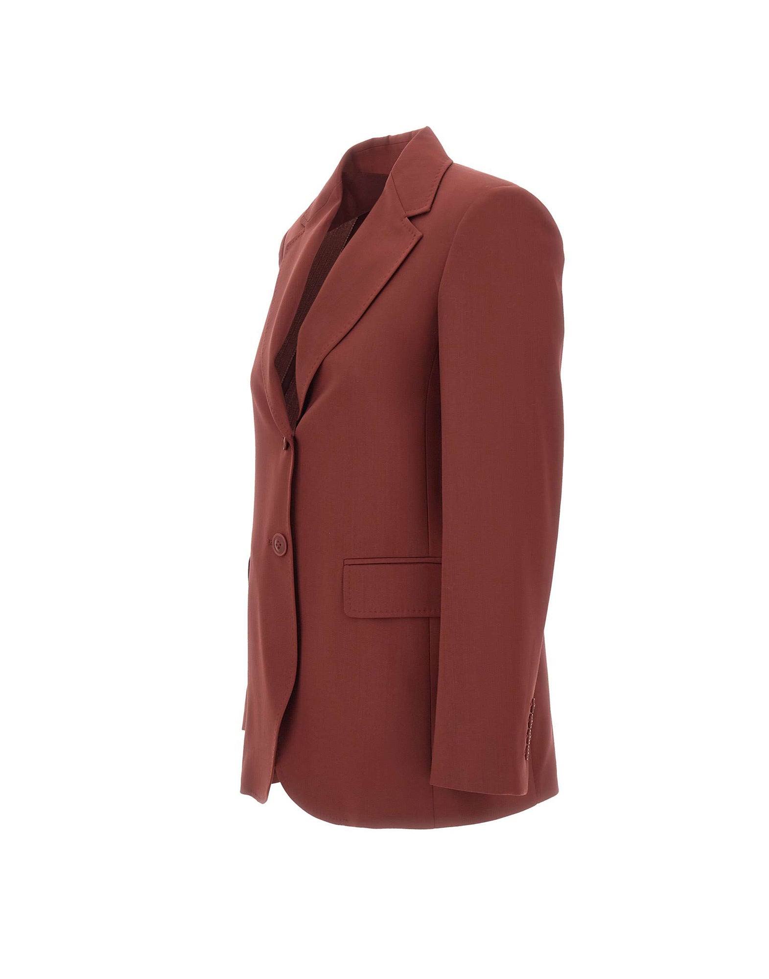 Max Mara Studio Blazer monopetto in tela di lana, view 2