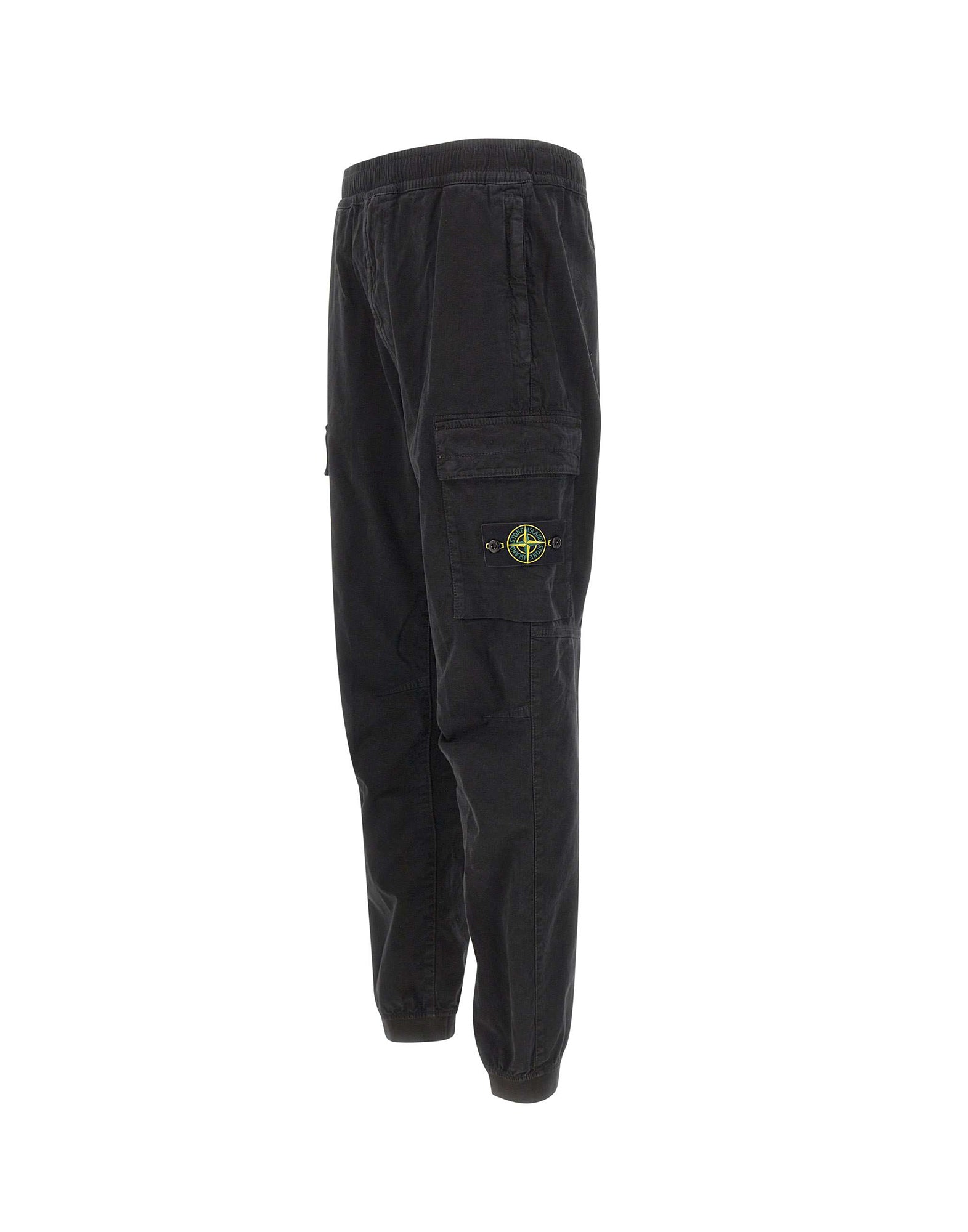 Stone Island Pantalone in cotone stretch, view 2