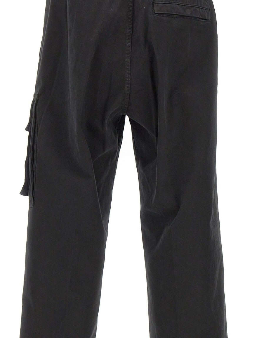 Stone Island Pantalone Loose in cotone, view 5