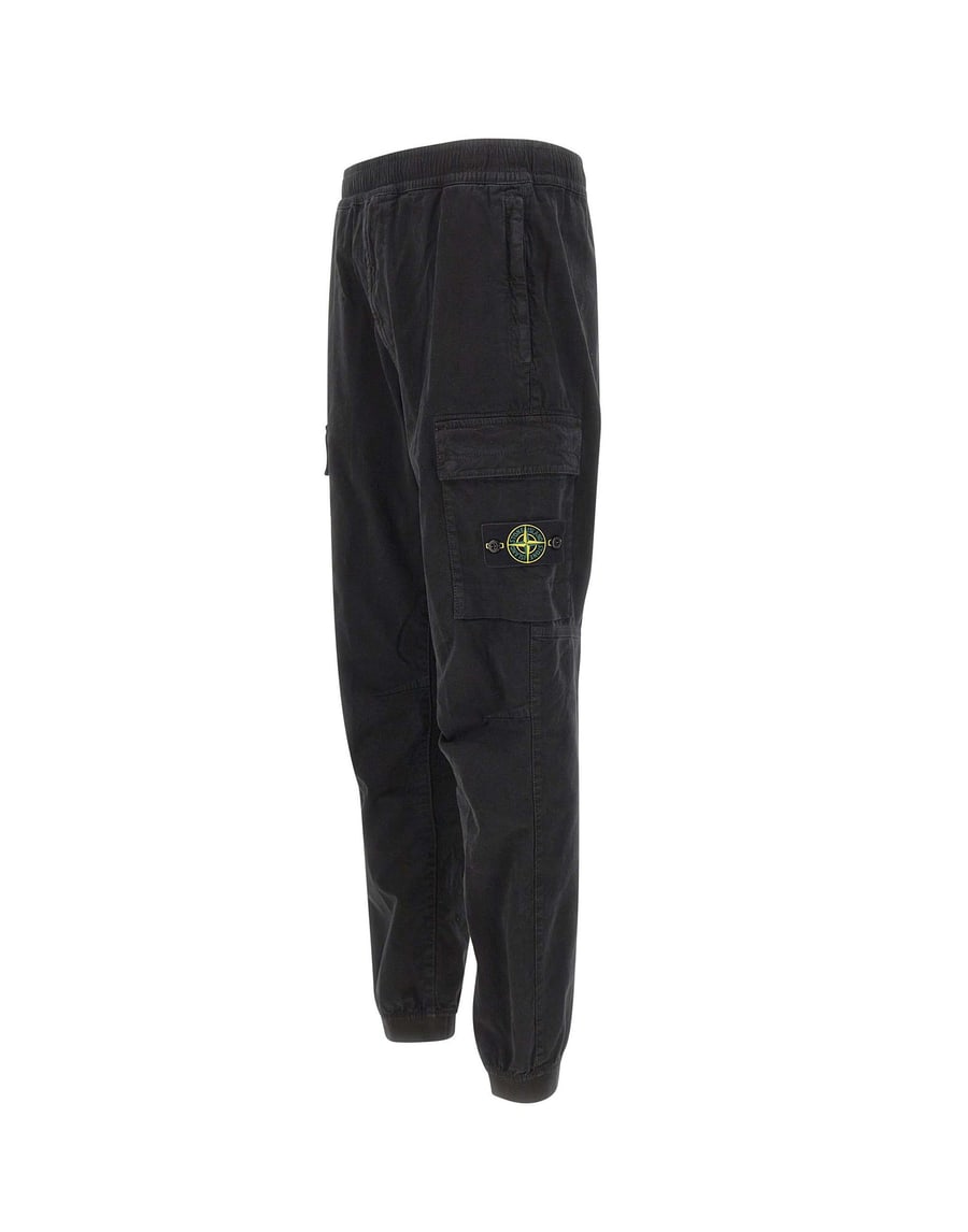 Stone Island Pantalone in cotone stretch, view 2