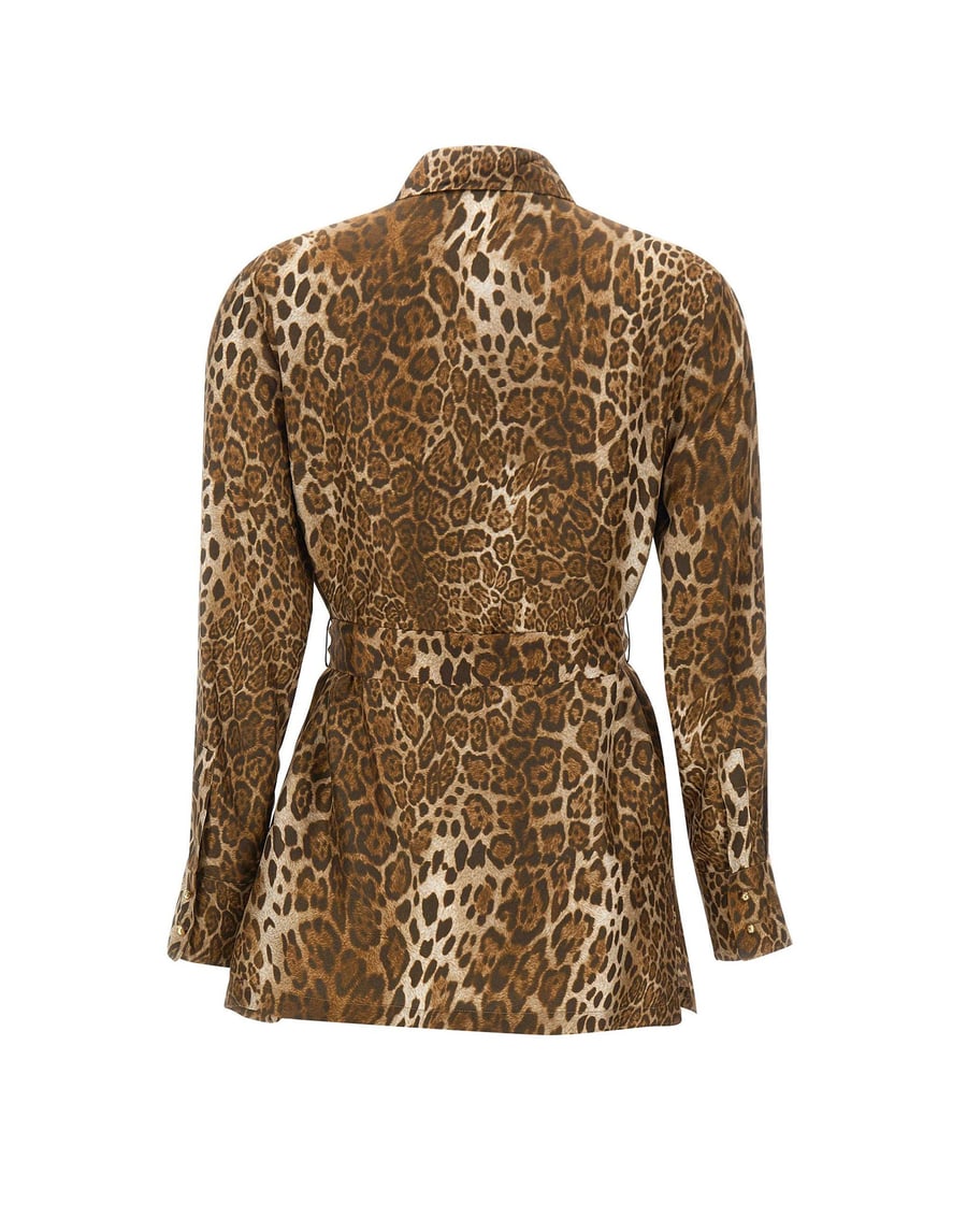Max Mara Studio Camicia in twill di seta stampata, view 3