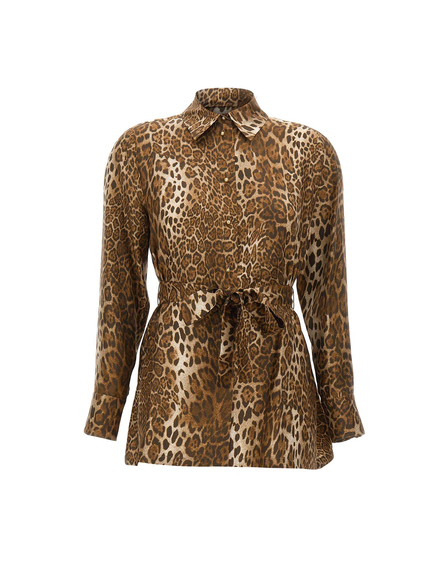 Max Mara Studio Camicia in twill di seta stampata