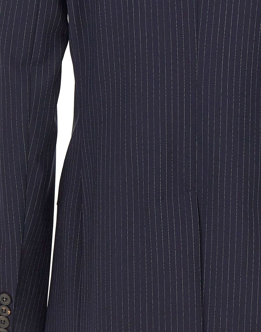 Max Mara Studio Blazer doppiopetto in tela di lana, view 5