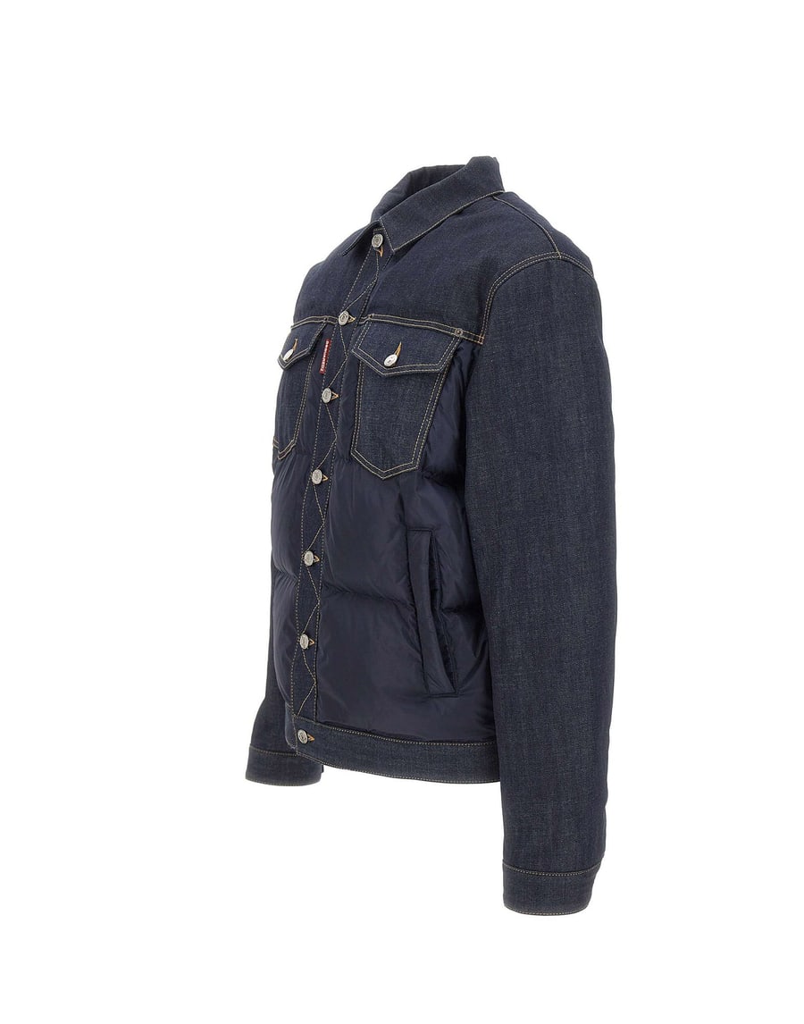 Dsquared2 Giacca "Hybrid Puffer Jean", view 2