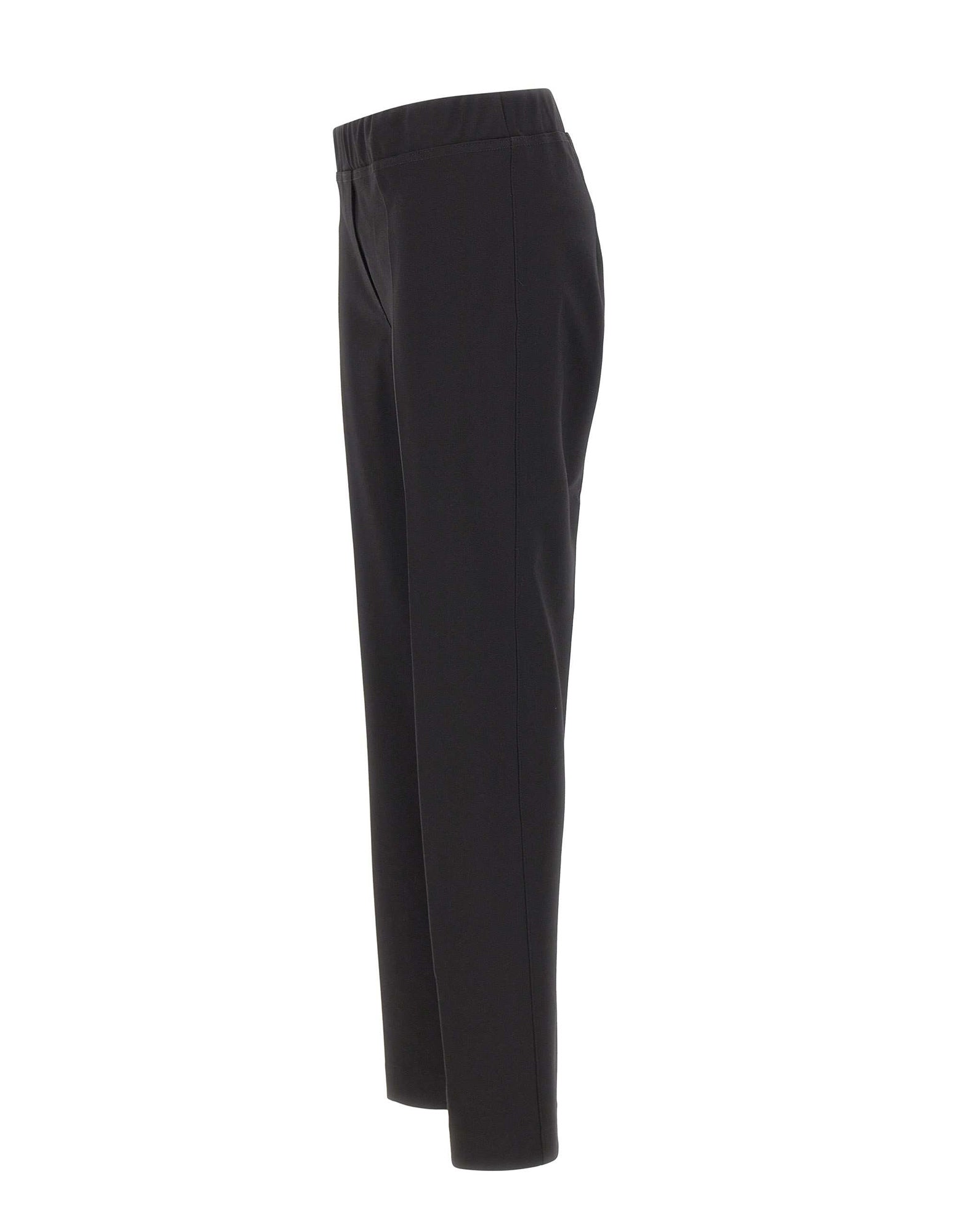 ELENA MIRO' Pantaloni elasticizzati in misto viscosa, view 2