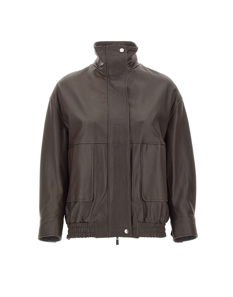 KAOS Giacca bomber in pelle