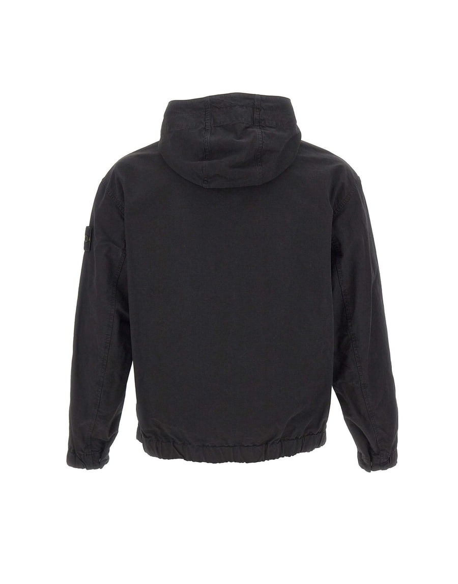 Stone Island Giacca in cotone ripstop, view 3