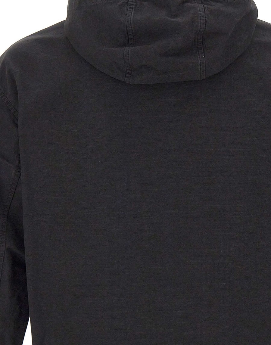 Stone Island Giacca in cotone ripstop, view 4