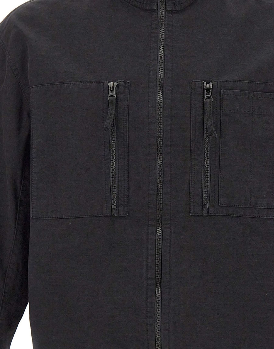 Stone Island Giacca in cotone ripstop, view 5
