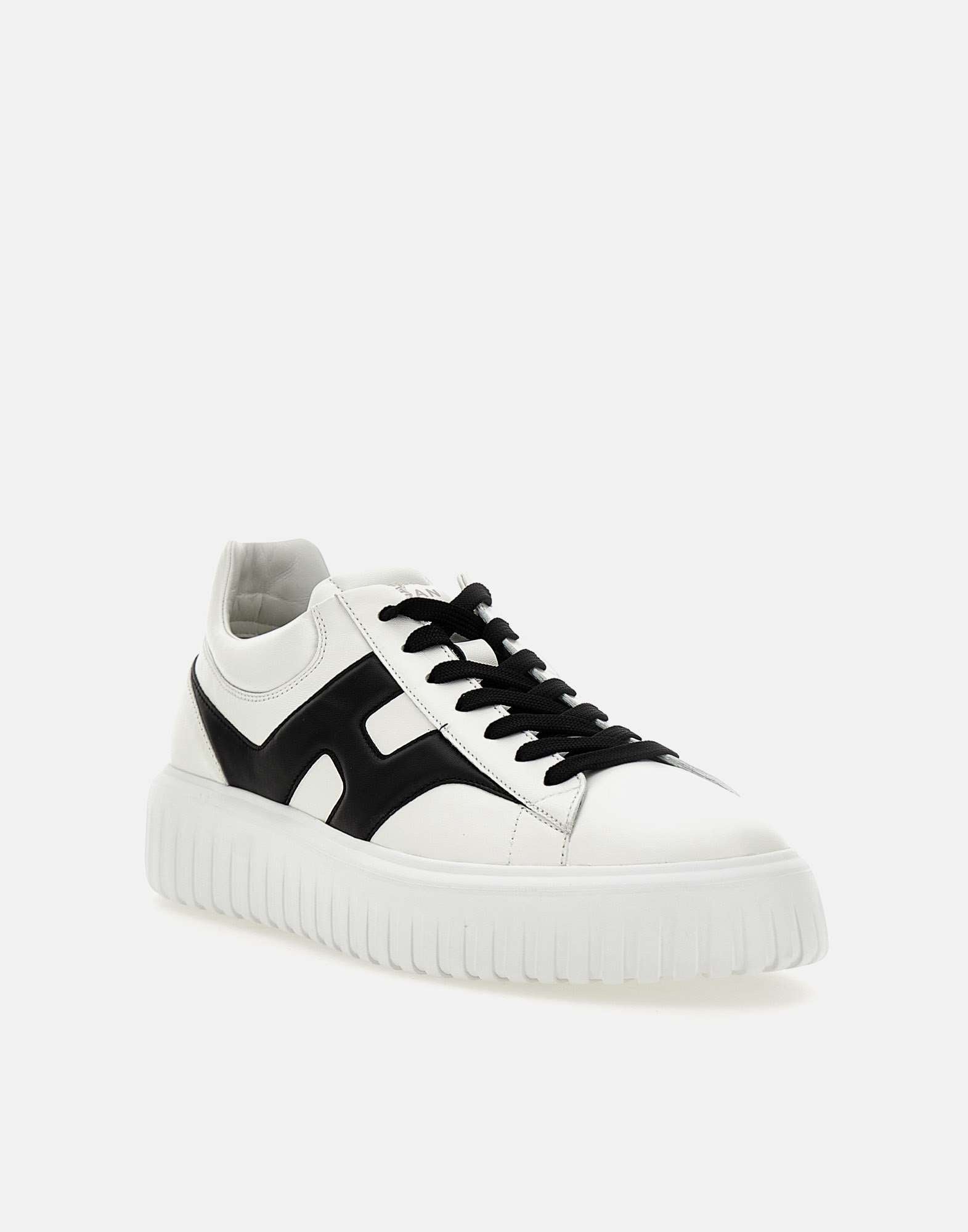 Hogan Sneakers "H-Stripes" in pelle, view 2