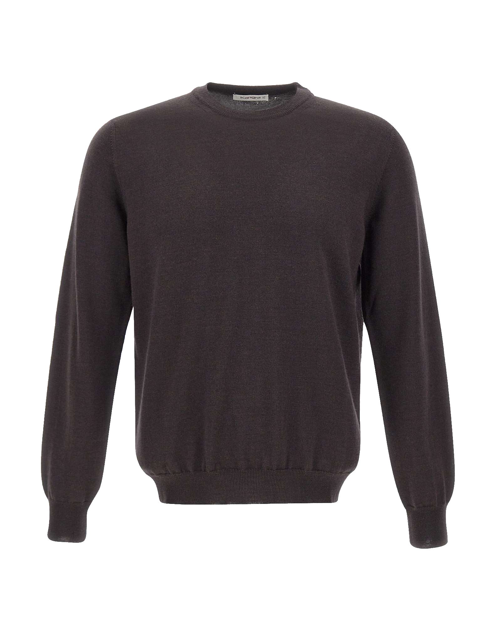 KANGRA Pullover girocollo in lana vergine