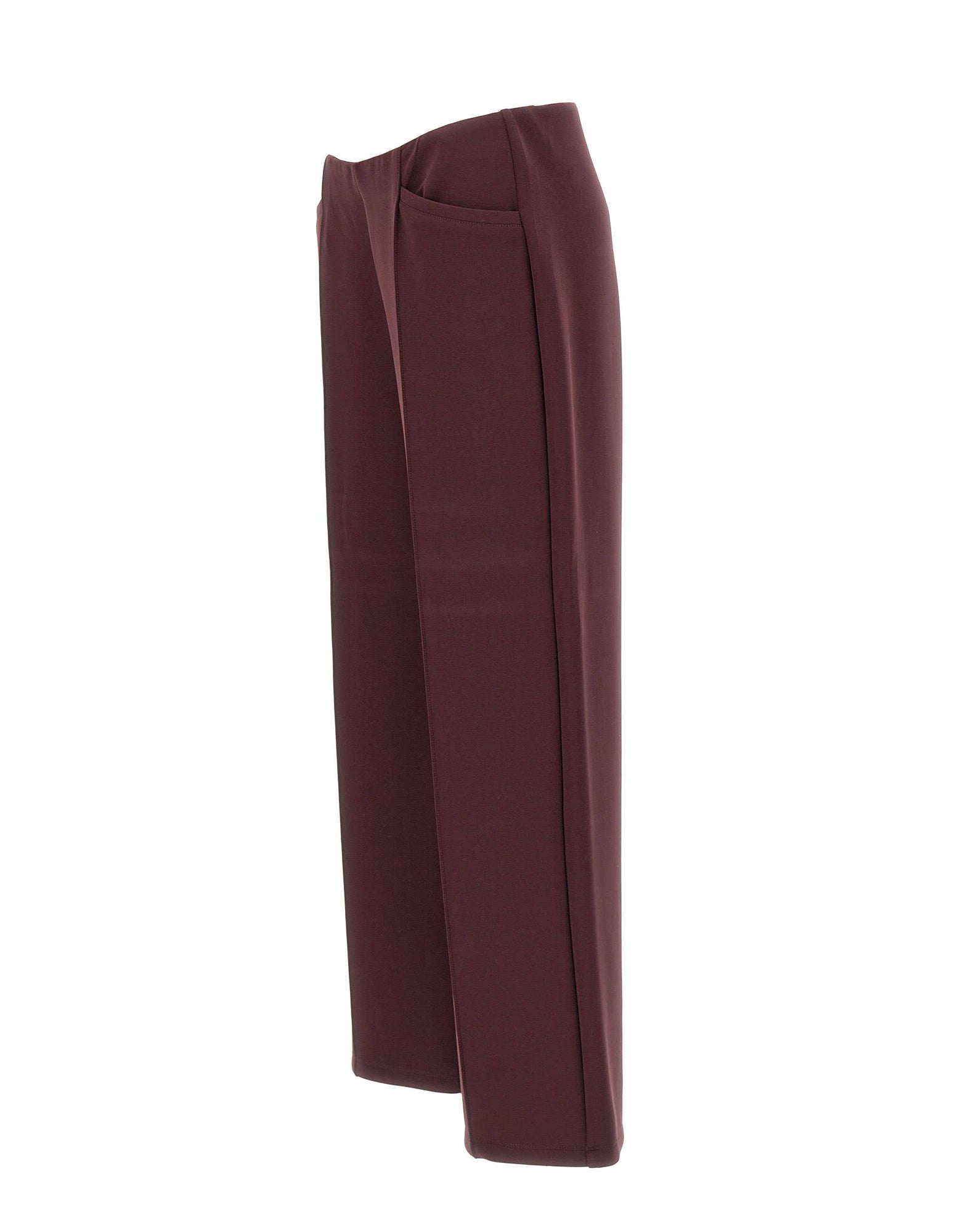 ELENA MIRO' Pantaloni palazzo stretch, view 2