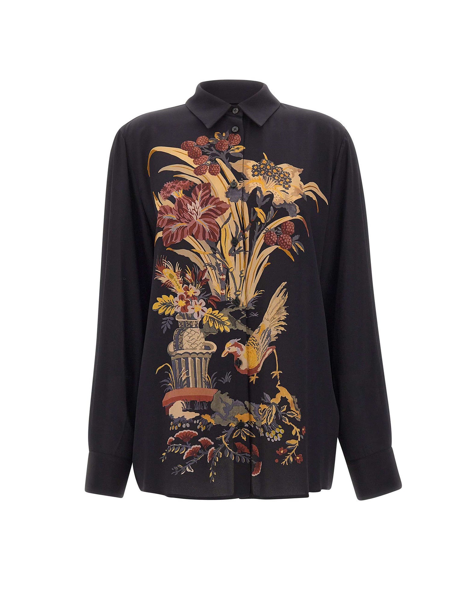 Etro Camicia in seta con stampa piazzata