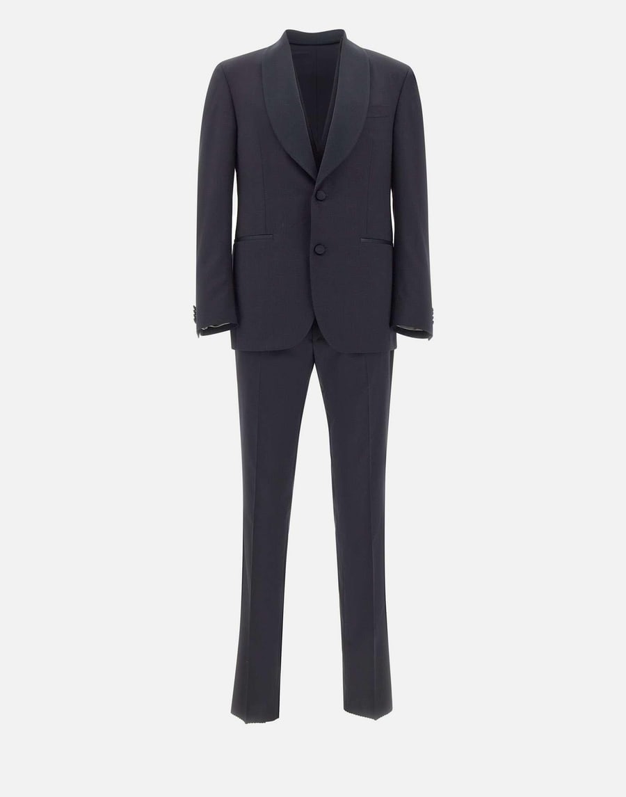 Corneliani Completo tre pezzi in lana slim fit