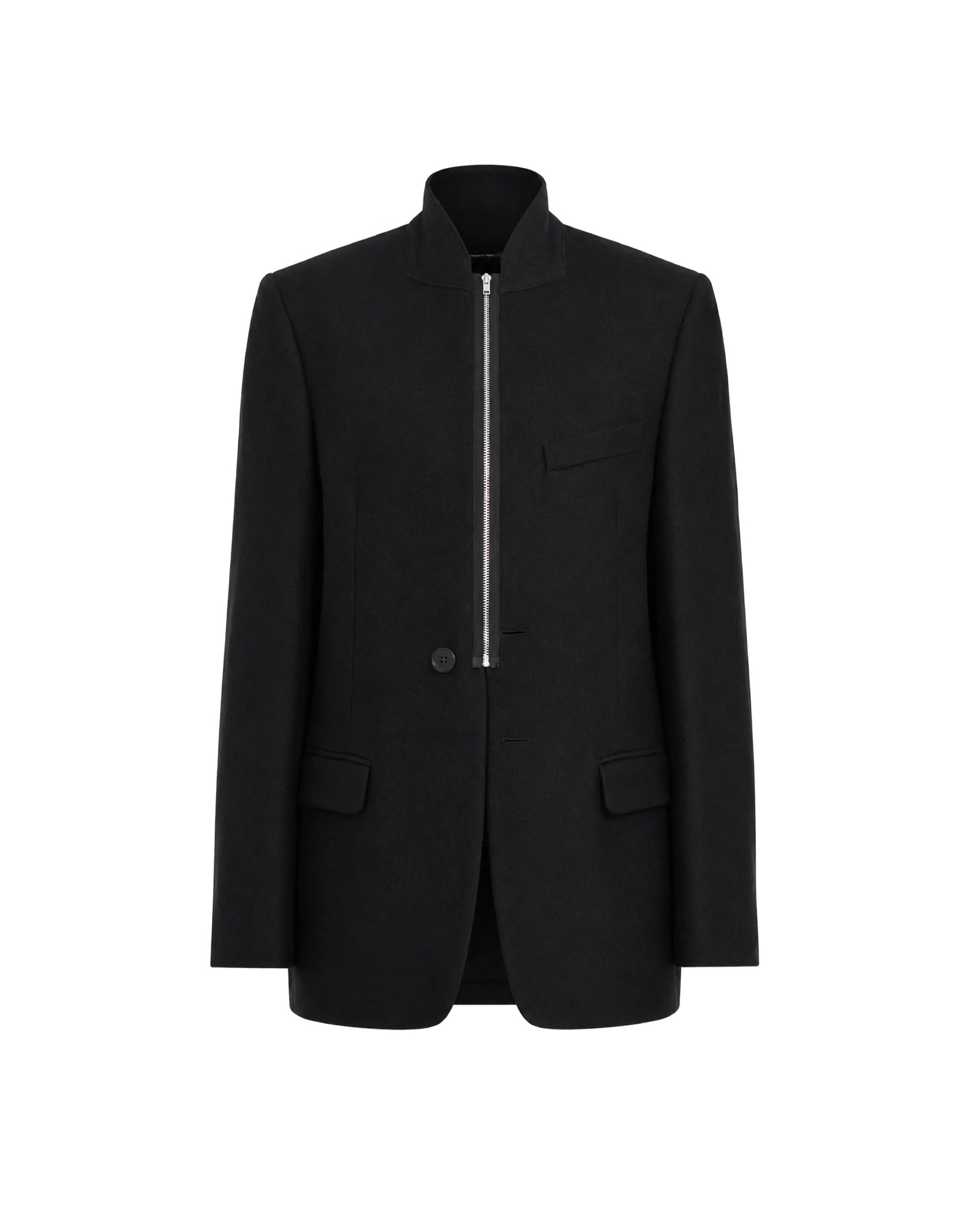 MM6 Maison Margiela Giacca in flanella con zip