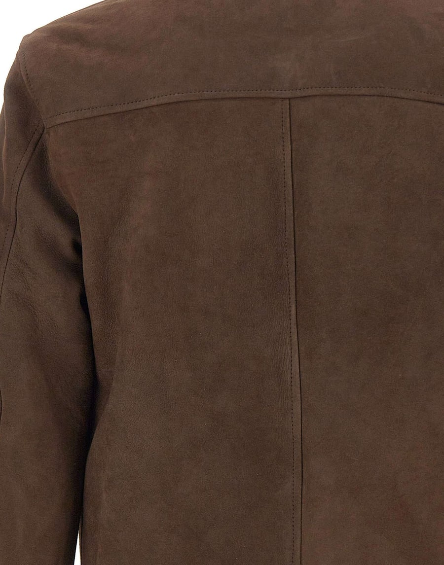 BARBA Giacca in pelle scamosciata "Colt", view 5