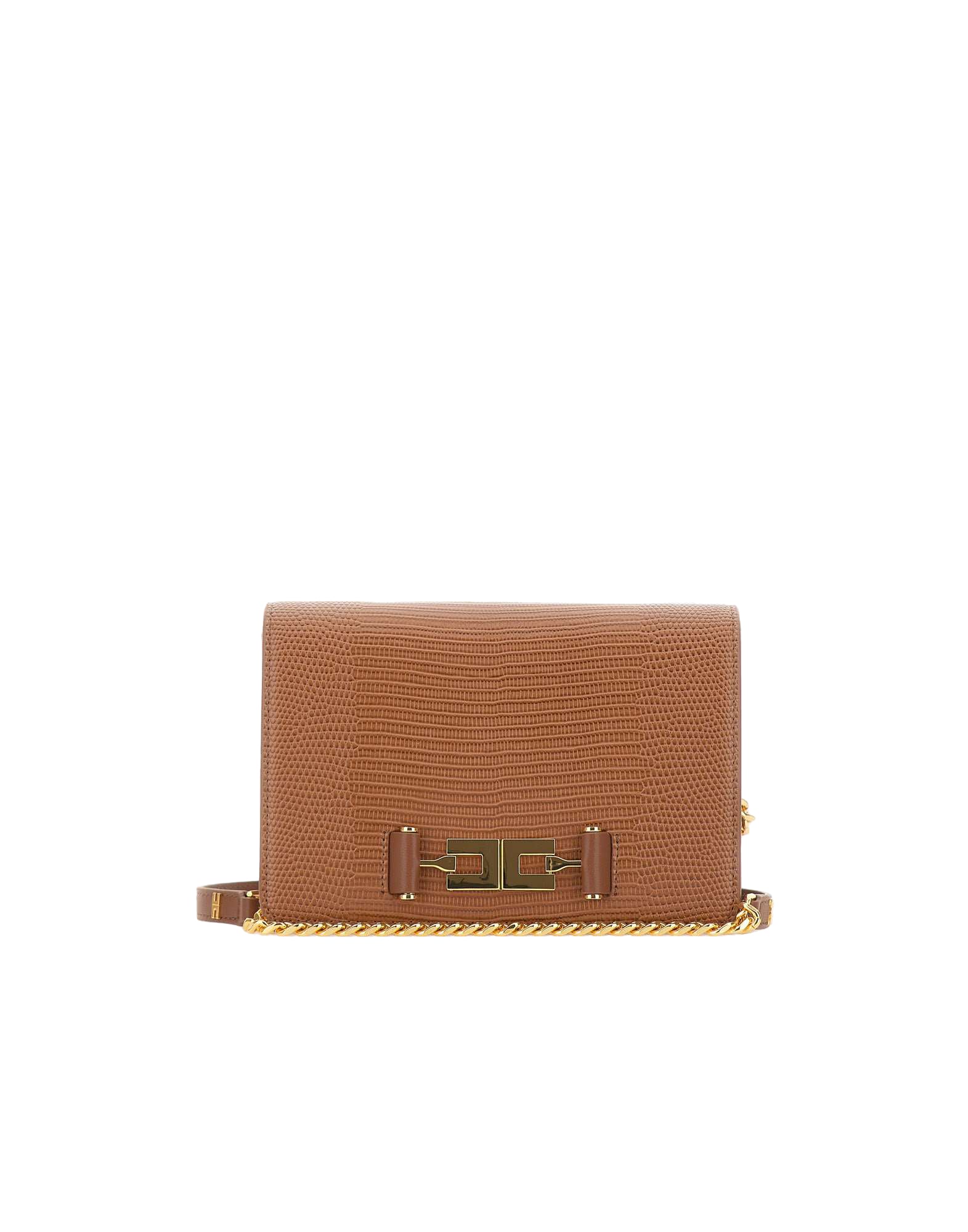 Elisabetta Franchi Borsa a tracolla con catena groumette
