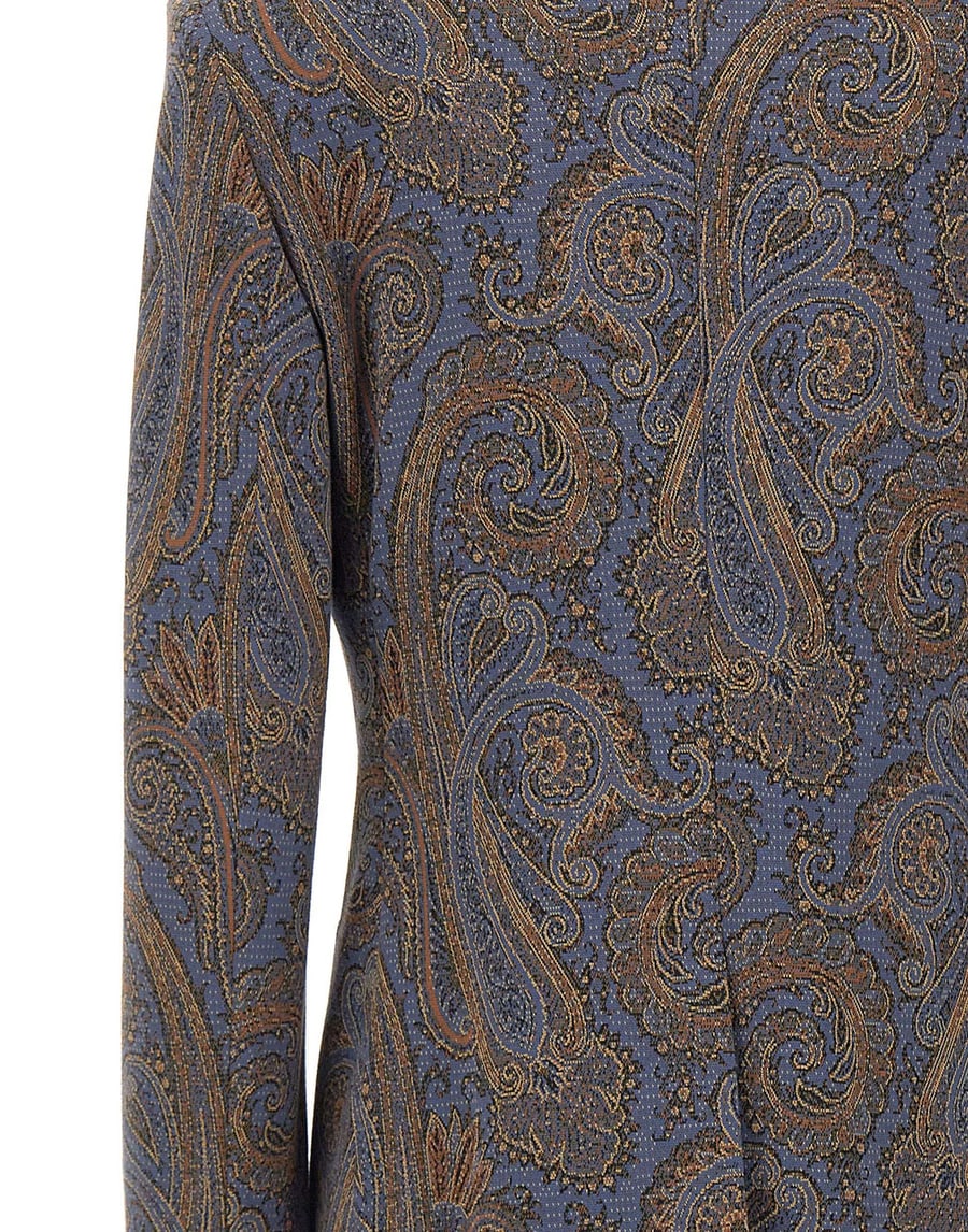 Etro Blazer jacquard in misto cotone, view 5