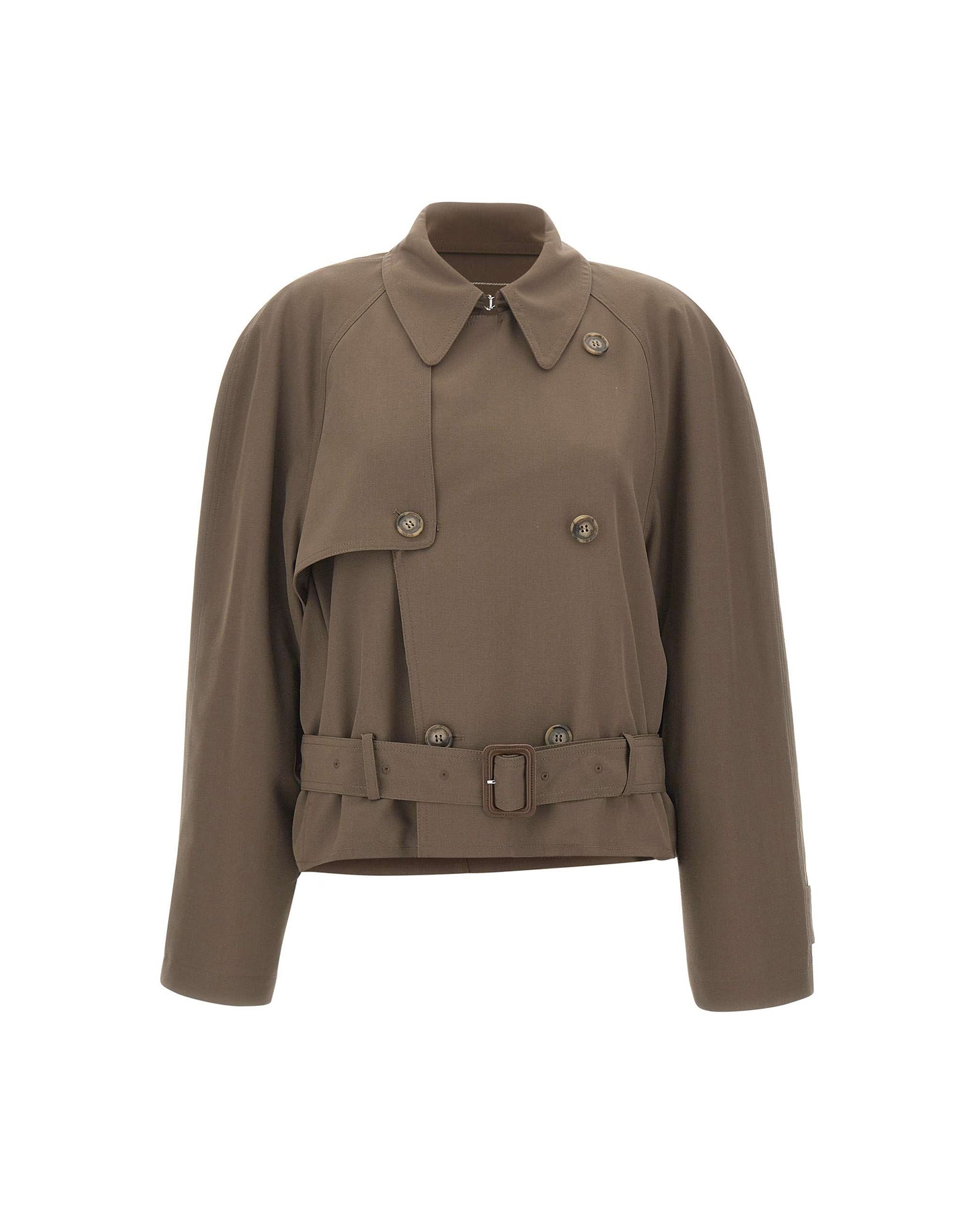 MM6 Maison Margiela Giacca in misto lana con cintura