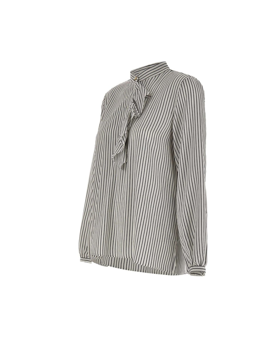 MARELLA Blusa in twill a righe, view 2