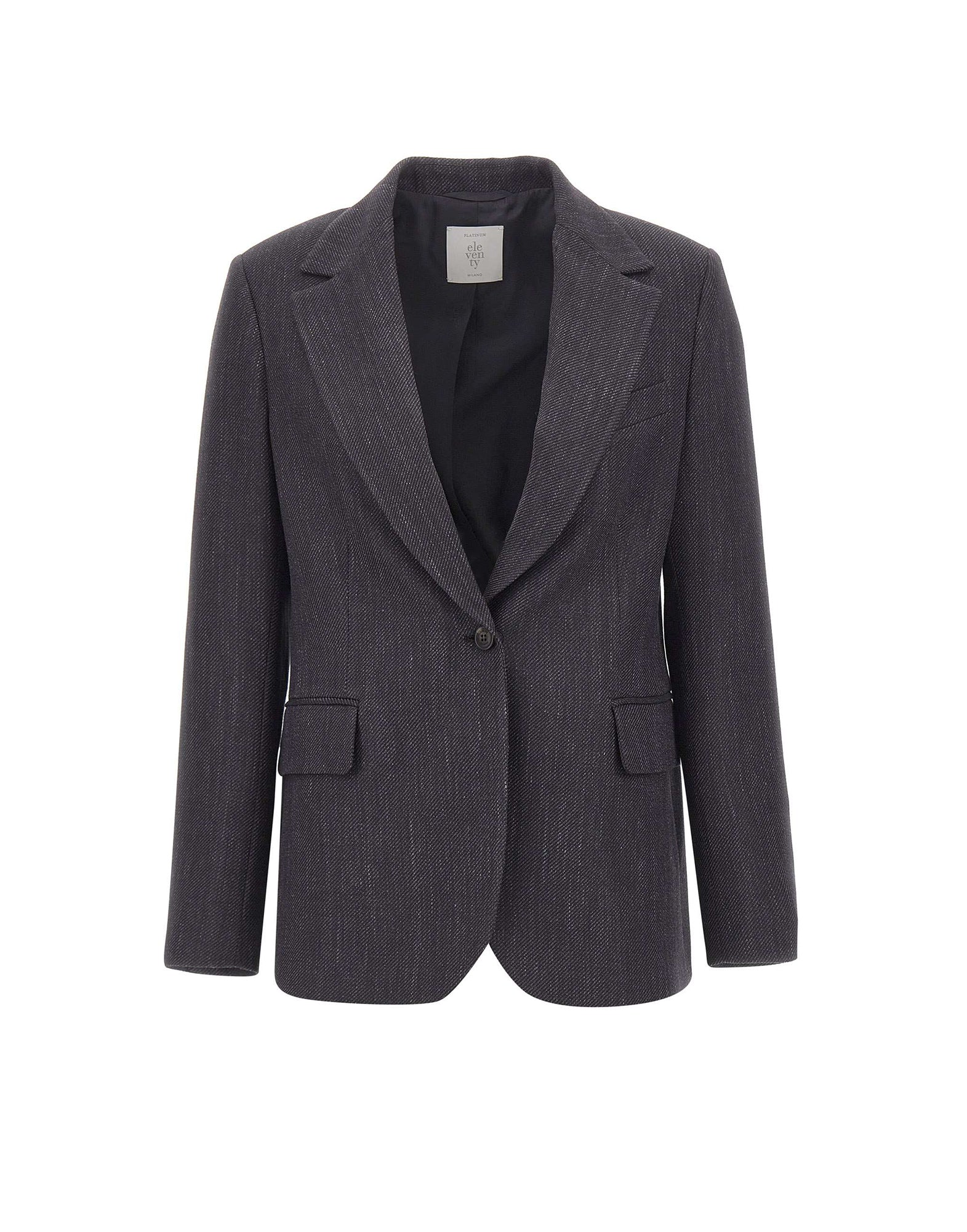 ELEVENTY Blazer in misto lana, seta e lino