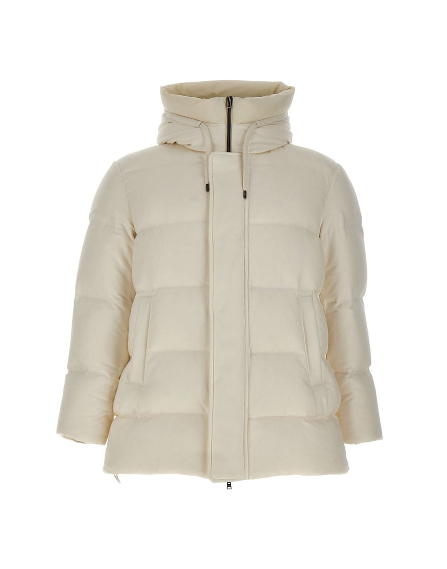 Herno Piumino in misto seta e cashmere