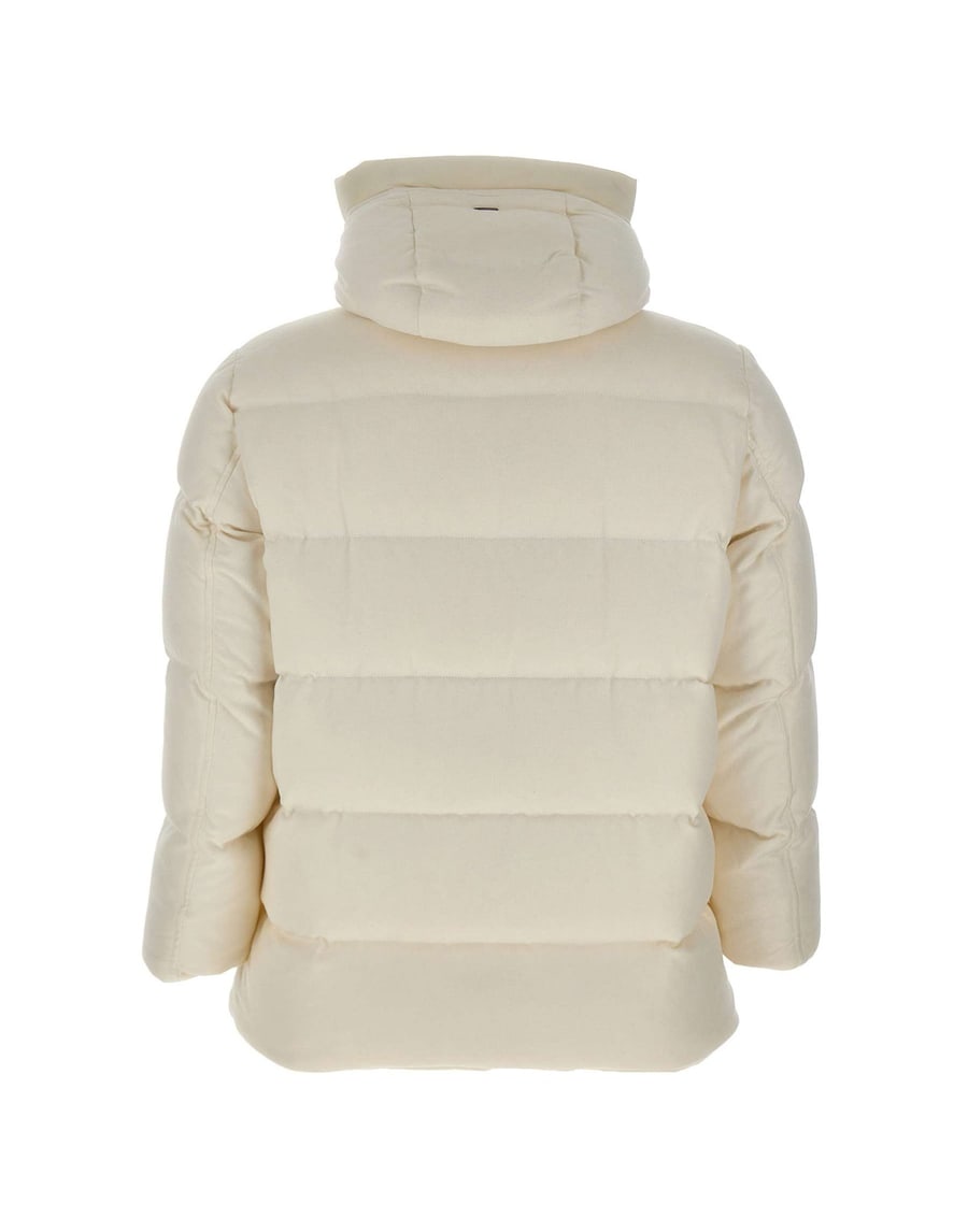 Herno Piumino in misto seta e cashmere, view 3