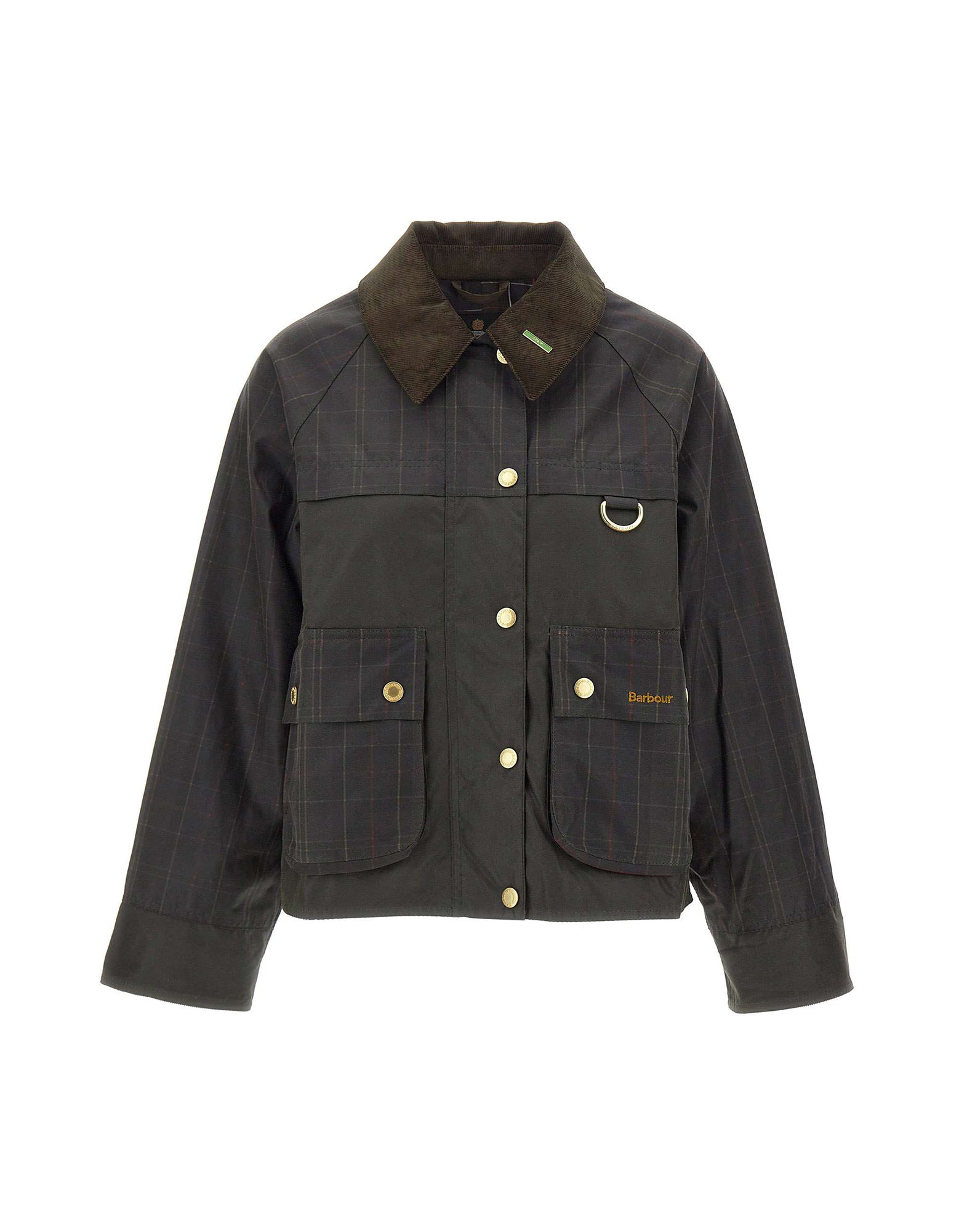 BARBOUR Giacca "Icons Tartan Collar Spey Wax"