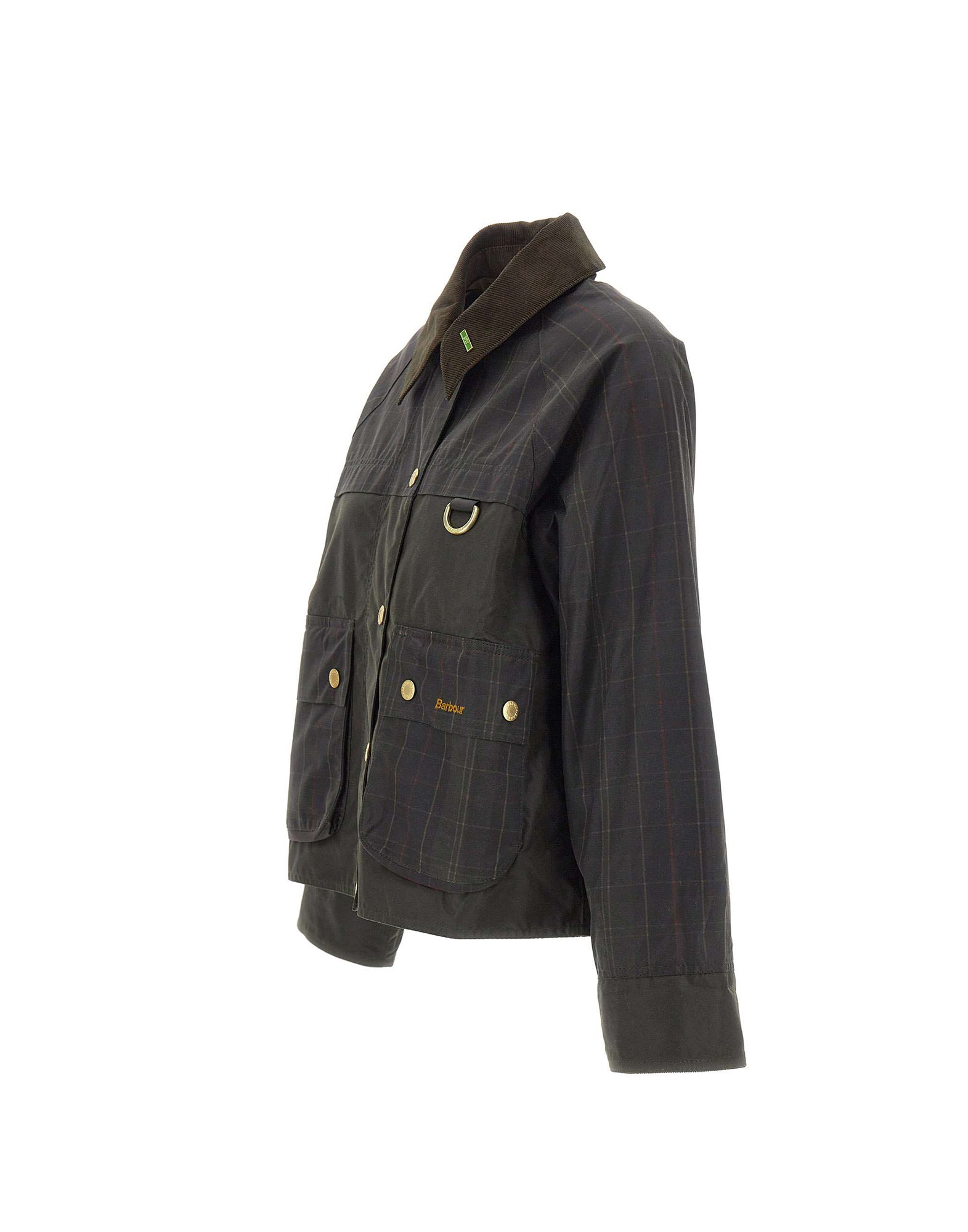 BARBOUR Giacca "Icons Tartan Collar Spey Wax", view 2