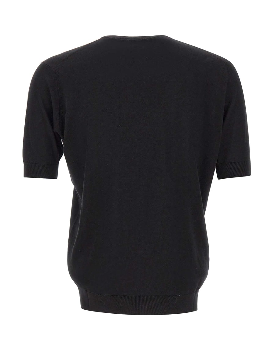FILIPPO DE LAURENTIIS Maglia in seta a maniche corte, view 3