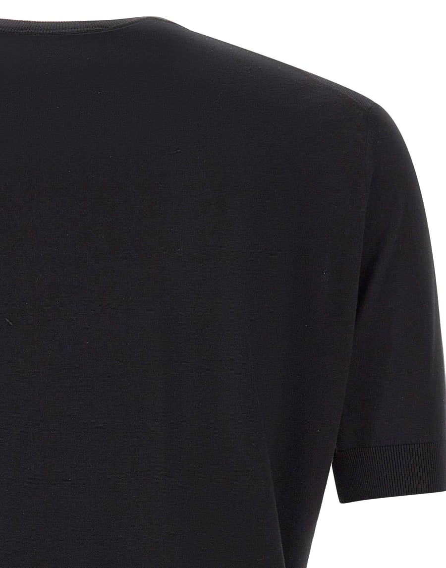 FILIPPO DE LAURENTIIS Maglia in seta a maniche corte, view 4