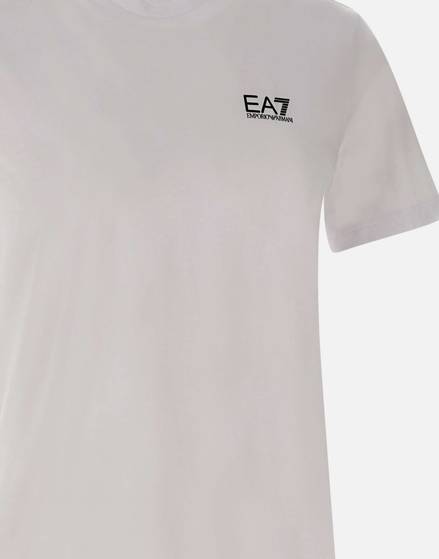 EA7 T-shirt in cotone, view 4