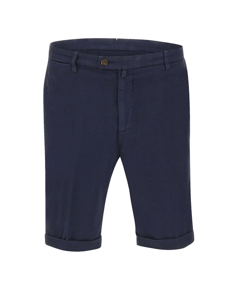 BRIGLIA 1949 Bermuda in cotone con microtexture